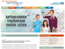 Tablet Screenshot of jugendcreativ.de